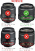 HB-69 Lens Hood Shade for Nikon AF-S DX 18-55mm f/3.5-5.6GVR II, 52mm Digital Tulip Flower Lens Hood Black