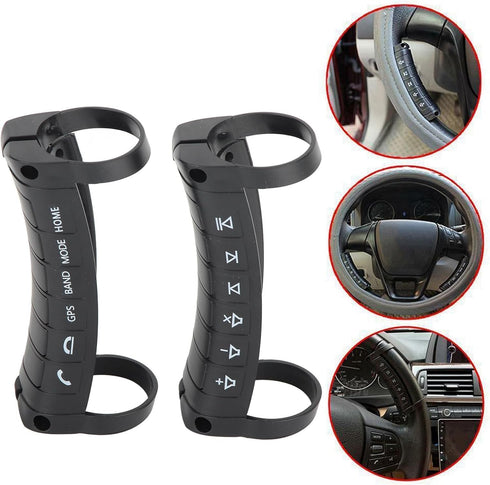 Tomotato Universal Wireless Steering Wheel Control - Compatible with Car DVD/Radio/Navigation Systems, Plug & Play