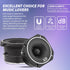 STXAudio STX-55TW 3.4-Inch Super Tweeter Speaker, 4 Ohm, 800W Max Power, 105dB Sensitivity, Titanium Diaphragm for Pro
