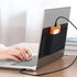 3-Pocket Lacdo Mouse Holder for Laptop Stick on, External Hard Drive SSD Holder for Laptop, Stick on Pouch Organizer