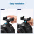 2 Suptig Adjustable Power Bank Holder with Cold Shoe Mount for Camera Rig, Phone Mount.