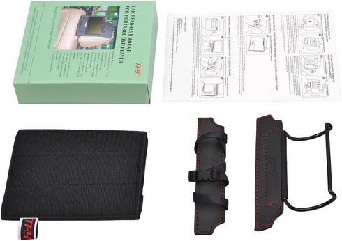 TFY Car Headrest Mount Holder for Standard Portable DVD Player