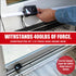 SECURITYMAN 120dB Jammer 400lbs Door Security Bar with Alarm (Detachable) - Siren Door Stopper Alarm - Adjustable
