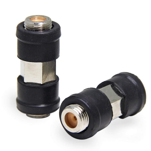 Outdoor Coaxial Cable Connector 2-Pack, RG6 F Female to Female Extension Coupler, Weatherproof