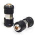Outdoor Coaxial Cable Connector 2-Pack, RG6 F Female to Female Extension Coupler, Weatherproof