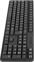 MC-689 USB Wired Computer Keyboard, Arabic Keyboard/English PC Keyboard, Ergonomic Mechanical Keyboard for Office,