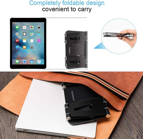 aceyoon 2 Adjustable Tablet Stand, iPad/Cell Phone Holder for Desk, Aluminum Alloy Stand Holder for Phones or a