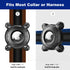IPX8 Waterproof AirTag Dog Collar Holder, Anti-Lost Shock Resistant TPU-Back Clip for Dog Collar, Compatible with Apple