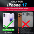SHIELDON 17 5G 6.3-inch 2025 Case Wallet for iPhone | Genuine Leather | Flip Magnetic Closure | RFID Blocking Credit
