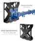 VIVO Mount-DLMM2 Behind Monitor Mini PC VESA Mount Designed for Dell OptiPlex Micro CPU, Monitor Arm Computer Holder
