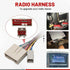 12 5 RED WOLF Radio Stereo Wiring Harness with Volt to Volt Step Down Adapter Switcher Harness Replacement for Older