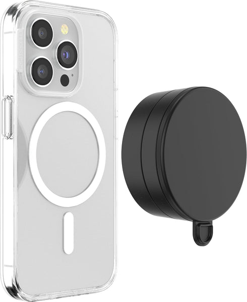 PopSockets Magnetic Suction Phone Mount - Metallic Black