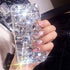 Bling Diamond Case for Samsung Galaxy A23 5G/4G, Glitter Clear Crystal Bright Full Diamonds Luxury Sparkle Transparent Rhinestone Bumper Women Girls Protective Phone Case Cover - White