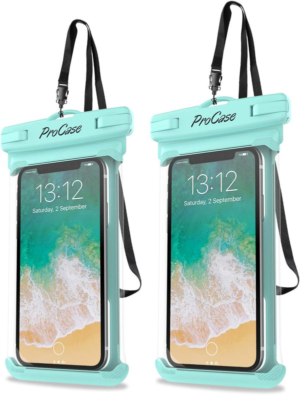 ProCase Waterproof Phone Pouch Case for Snorkeling, Underwater Dry Bag for iPhone 15 14 13 Pro Max, Galaxy S24 S23,