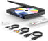 SHIWAKOTO 1080P HD Mini DVD Players for TV, All Region Free DVD Player,
