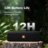 DOSS E-Go II Bluetooth Speaker with 12W Superior Sound, Loud Bass, IPX6 Waterproof, 12H Playtime for Outdoor, Pool,