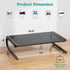 WALI Laptop Riser and Monitor Stand for Desk, Organizer for Monitor and Printer, Home, Office, School (STT001), 1 Pack,