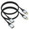 4K HDMI Extender Cable 3FT 2-Pack HDMI Extension, High Speed HDMI Male