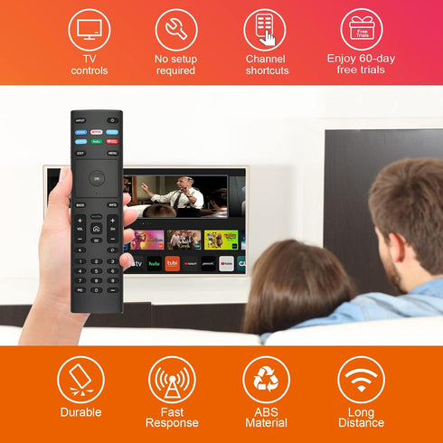 Gmatrix Universal Remote for Vizio Smart TV, Replacement for Smart-TV-Remote,for Vizio TVs(D/E/M/P/V-Series)