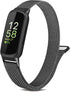 Metal Band for Fitbit Inspire 3 & Inspire 2, Adjustable Magnetic Stainless Steel Mesh Loop Replacement Strap for Men