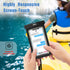 JOTO 6 Pack Universal Waterproof Phone Holder Pouch, IPX8 Underwater Case Cell Phone Dry Bag for iPhone 14 13 12 11 Pro