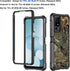 Ailiber for TCL 505 Phone Case, Jitterbug Smart 4/TCL 40 T/TCL 40XL Case with Screen Protector, Dual Layer Protection, Shockproof Corner TPU Bumper, Heavy Duty Silicone Phone Cover-Camo