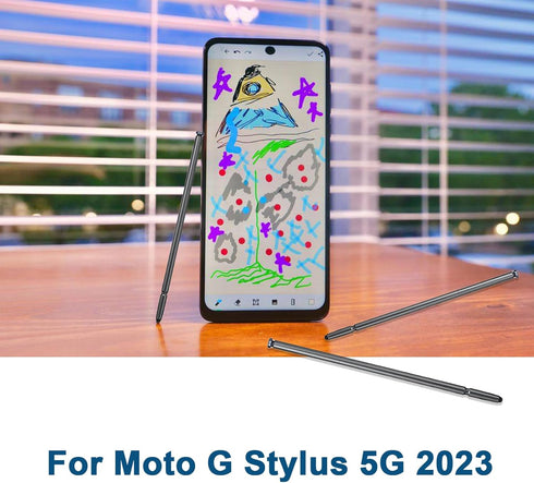 2 Pcs G Stylus 5G 2023 Pen for Moto G Stylus 5G 2023, Replacement Compatible with Motorola G Stylus 2023 5G (Blue)