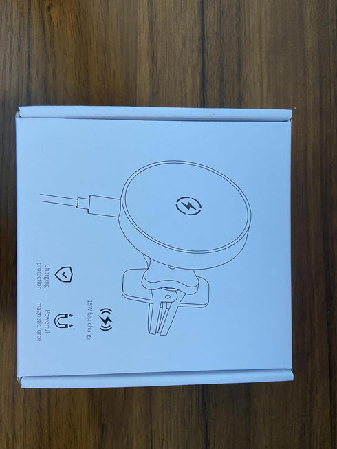 OHLPRO MagSafe Car Mount, Super Strong Magnetic Wireless Charger for iPhone 15 Pro Max, with QC 3.0 Adapter