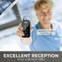 Pocket Radio Mini AM FM Stereo, Portable Battery Operated Radio with Headphones and Back Clip
