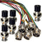 Lsgoodcare 10Pcs GX16-4pin Male Aviation Connector with 20Awg Cable & 16MM 4Din Female Plug