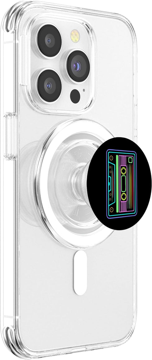 Cassette Tape - 80s 90s Music Retro Vintage Disco Party PopSockets MagSafe PopGrip for iPhone