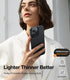 iPhone 15 Pro Case by TORRAS - Ultra Thin, Lightweight Matte Hard PC Cover, Slim Fit for 6.1" Black 2023 Model.