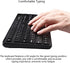 Wireless Keyboard and Mouse Combo, 2.4G Silent Cordless Keyboard Mouse Combo for Windows Chrome Laptop Computer