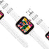 Glitter Clear Silicone Band for Donerton Smartwatch, Compatible with FirYawee/Virmee VT3/Popglory P22 and more