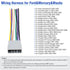 22Pin Commander Radio Wiring Harness Antenna Adapter Kit Compatible with Dodge Ram Caravan Charger Viper, Stereo Wire