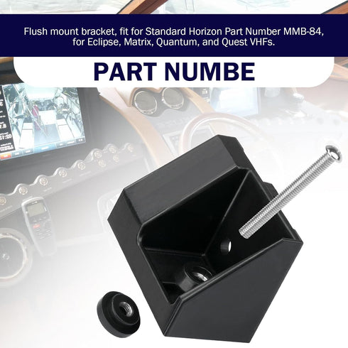 MMB-84 Fixed VHF Flush Mount Kit for Standard Horizon Marine Radio