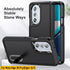 Case for Moto Edge 30 Pro/Edge+(2020) 6.7 Inch, Heavy Duty Shock Absorbing 3 in 1 Silicone Rubber with Screen Protectors