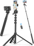 SelfieShow 72" Phone Tripod & Selfie Stick, Extendable Cell Phone Tripod Stand with