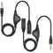 PChero 2 Packs 3.5mm Headphone Extension Cable, 3.3FT Male to Female Stereo Audio Jack Extender with Volume Control