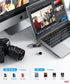 uni SD Card Reader, High-Speed USB C to Micro SD Card Adapter, Dual Slots for SD/Micro SD/SDHC/SDXC