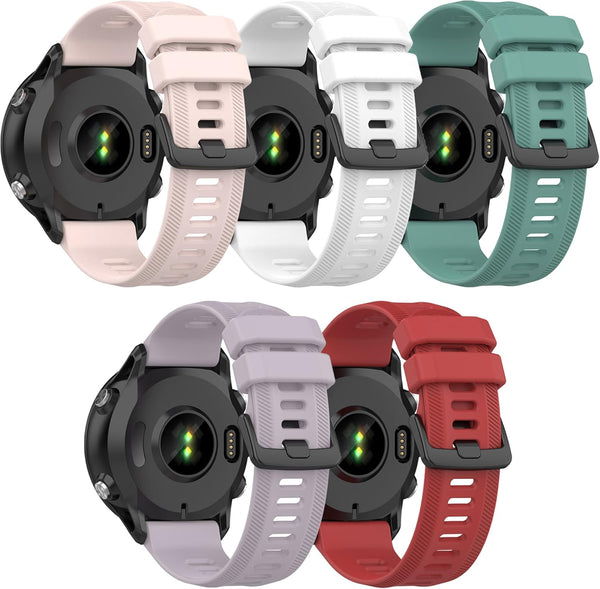 Band for Garmin Forerunner 955, Soft Silicone Replacement Band for Forerunner 955 / 955 Solar