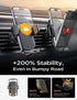 LISEN Phone Mount for Car, Ultra Stable Holder for Car Vent, Steel Hook Clip for iPhone 15/14/13 Pro and Samsung Galaxy