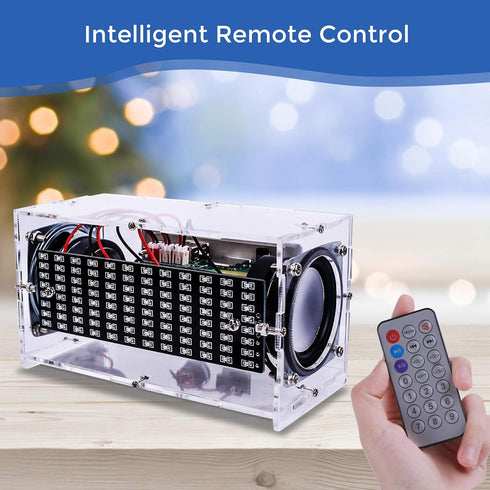 MiOYOOW DIY Soldering Project Bluetooth-Compatible Speaker Kit, USB Mini Electronic Sound Amplifier for Home Office