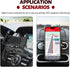 Zpana 360 Car CD Slot Phone Holder, Rotatable Anti-Vibration Sturdy CD Player Vehicles Cellphone Mount, Single-Press