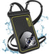 IP68 Floating Waterproof Phone Case for iPhone 15 14 13 Pro Max, Galaxy S24 S23 S22 Ultra, Black