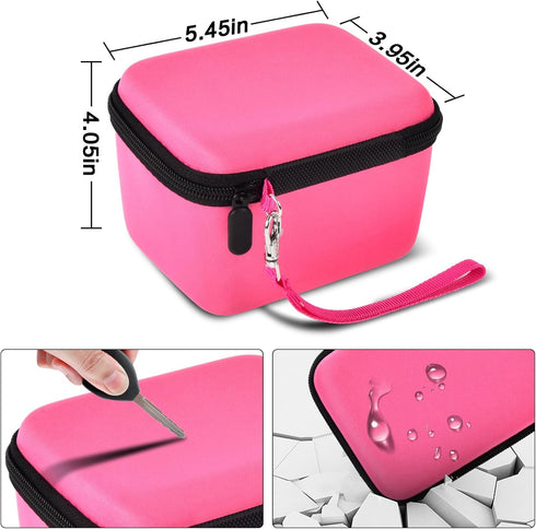 Vlogging Camera Case for Duluvulu, TEBNGIHNM, Zheozeig, Oiadek 4K Digital Cameras, Red Storage for Lens and Accessories