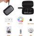 USB Digital Microscope 40X to 1000X, 8 LED Magnification Endoscope Camera with Carrying Case & Metal Stand