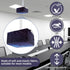 SEJGGKQ Drawstring(13.7" 13.7" 8.6") Projector Dust Cover,Projector Cover Outdoor Case