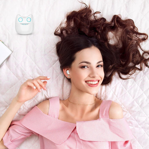 Wireless Earbuds for Kids with Cute Panda Charging Case, Noise Cancelling, Typ-C, 3D Stereo Waterproof Bluetooth Buds,