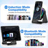 TARKARI 5 1 360 Wireless Induction Speaker, in Bluetooth Speaker, Rotation Cell Phone Stand and Colorful Ambient Light
